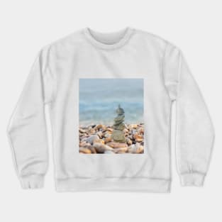 Stacked Rocks Meme- Rock balancing Crewneck Sweatshirt